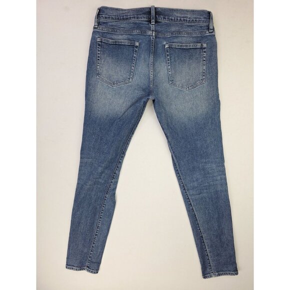 Club Monaco Size 30X32 Mens Super Slim Blue Denim 5 Pocket Jeans - Picture 1 of 12